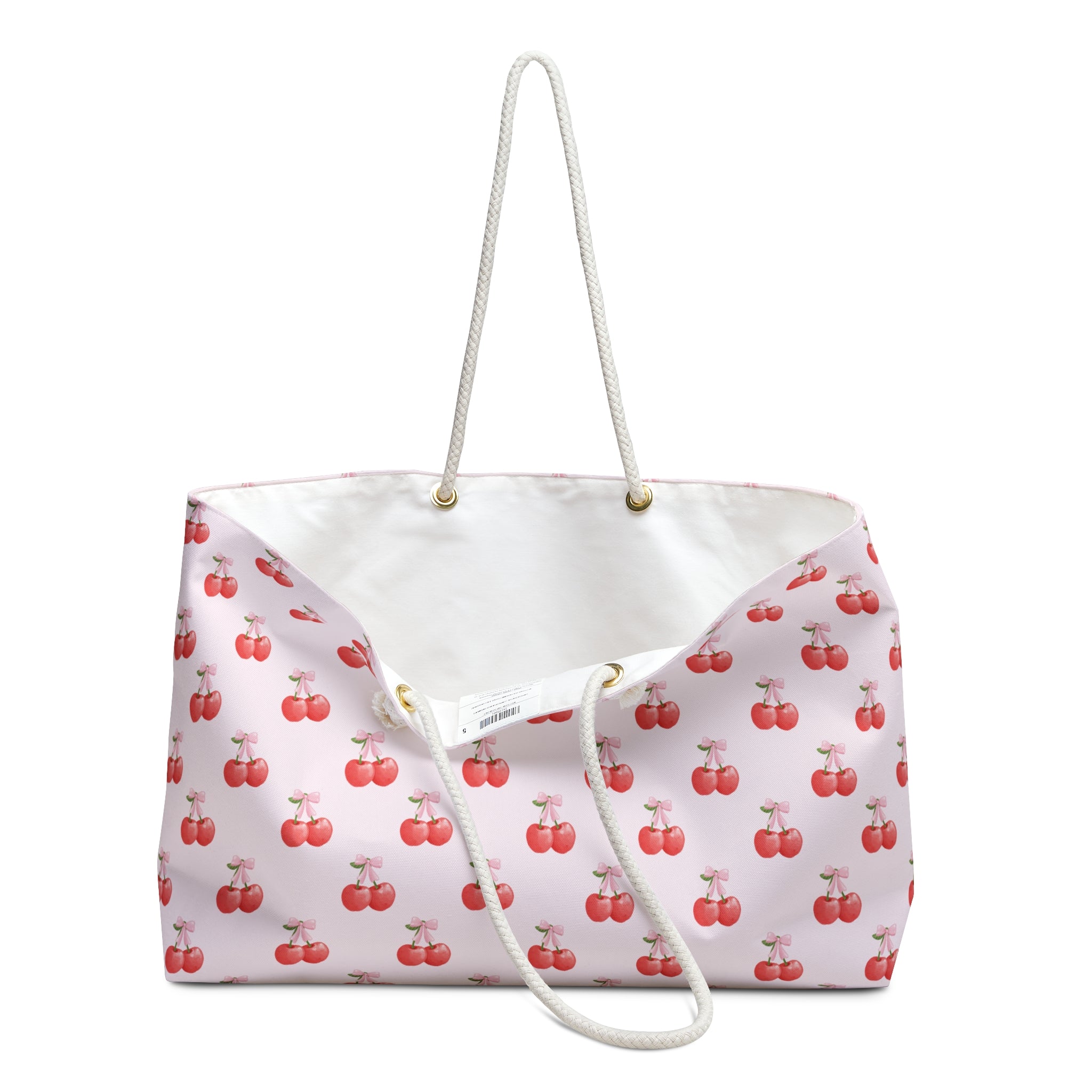 Chic Cherries Weekender Tote Bag