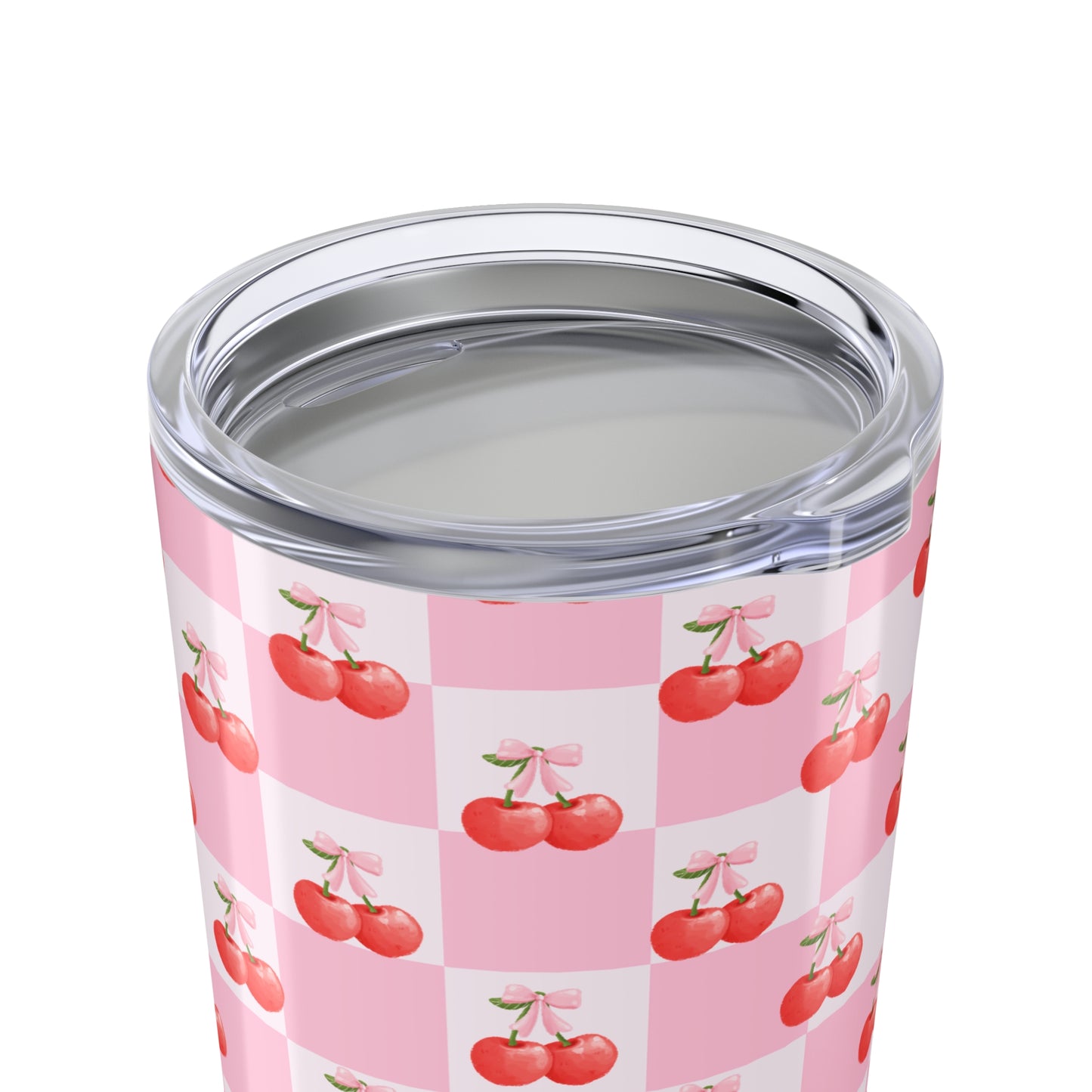 Chic Cherry Checkers 20 oz Tumbler