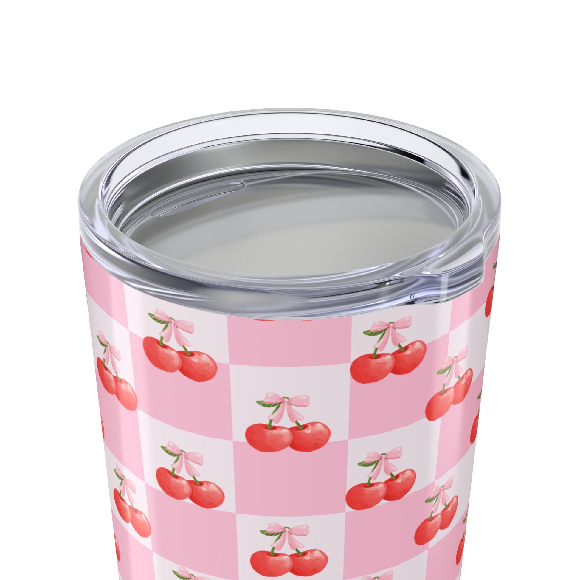 Chic Cherry Checkers 20 oz Tumbler