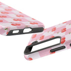 Chic Cherry Checkers Tough Samsung Galaxy Phone Case