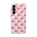 Chic Cherry Checkers Tough Samsung Galaxy Phone Case