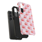 Chic Cherry Checkers Tough Samsung Galaxy Phone Case