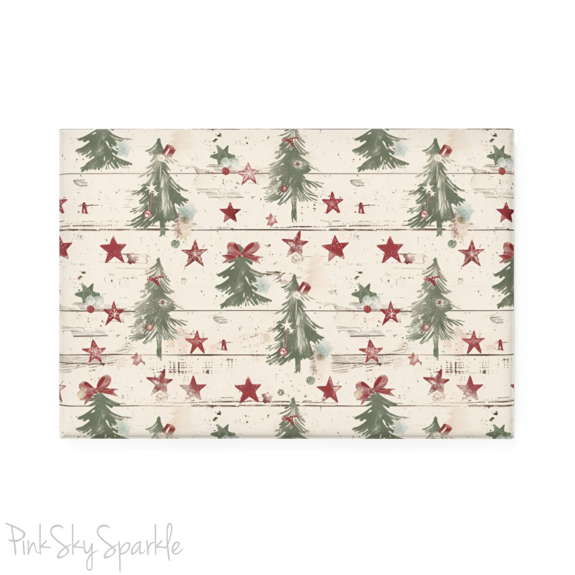 Christmas Tree Farm Rectangle Button Magnet - Festive holiday magnet featuring a charming Christmas tree farm design. Perfect for seasonal decor, Christmas gifts, and adding a holiday touch to any magnetic surface.