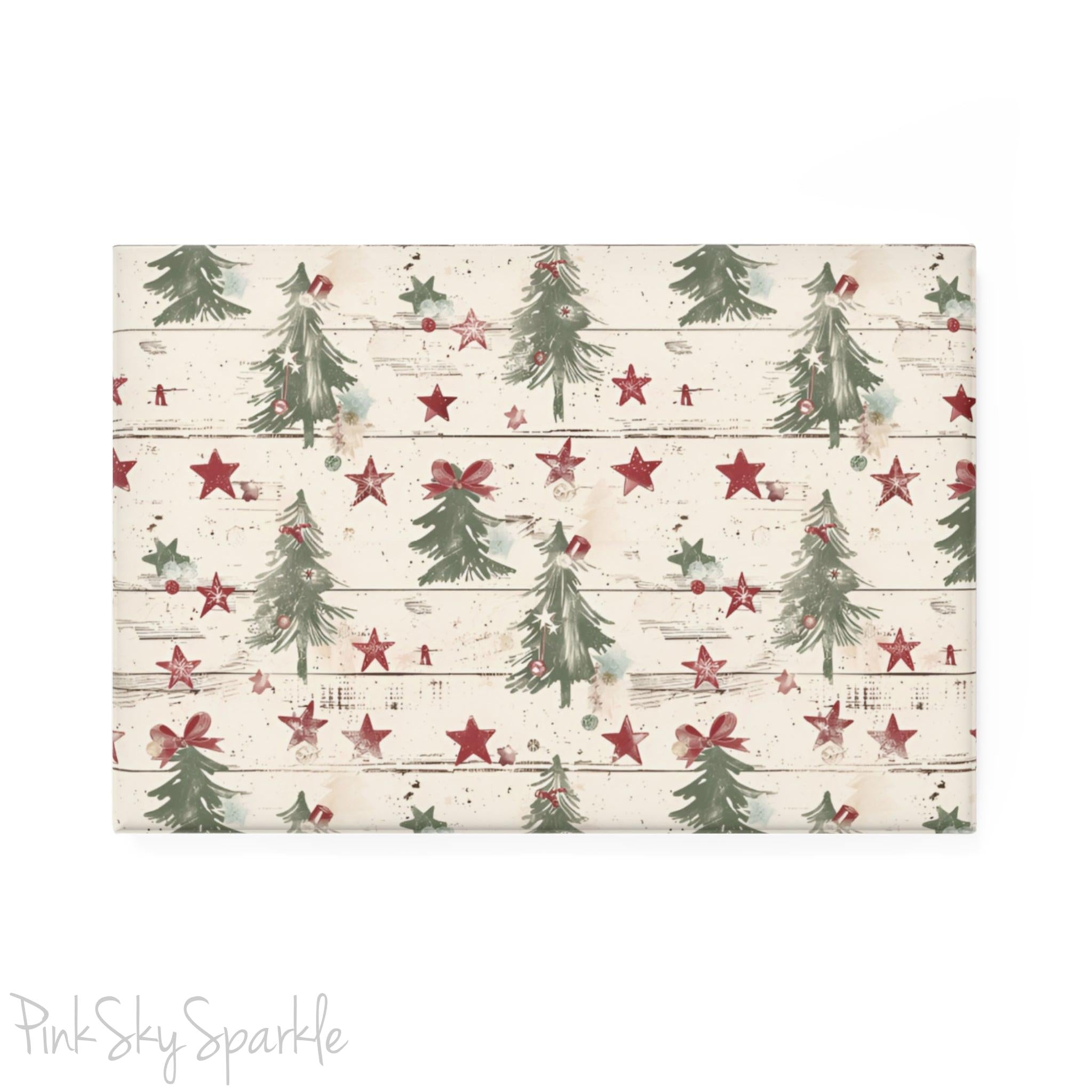 Christmas Tree Farm Rectangle Button Magnet - Festive holiday magnet featuring a charming Christmas tree farm design. Perfect for seasonal decor, Christmas gifts, and adding a holiday touch to any magnetic surface.