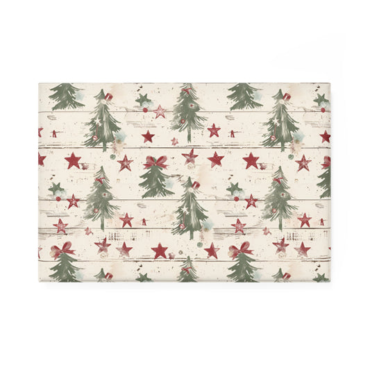 Christmas Tree Farm Rectangle Button Magnet - Festive holiday magnet featuring a charming Christmas tree farm design. Perfect for seasonal decor, Christmas gifts, and adding a holiday touch to any magnetic surface.