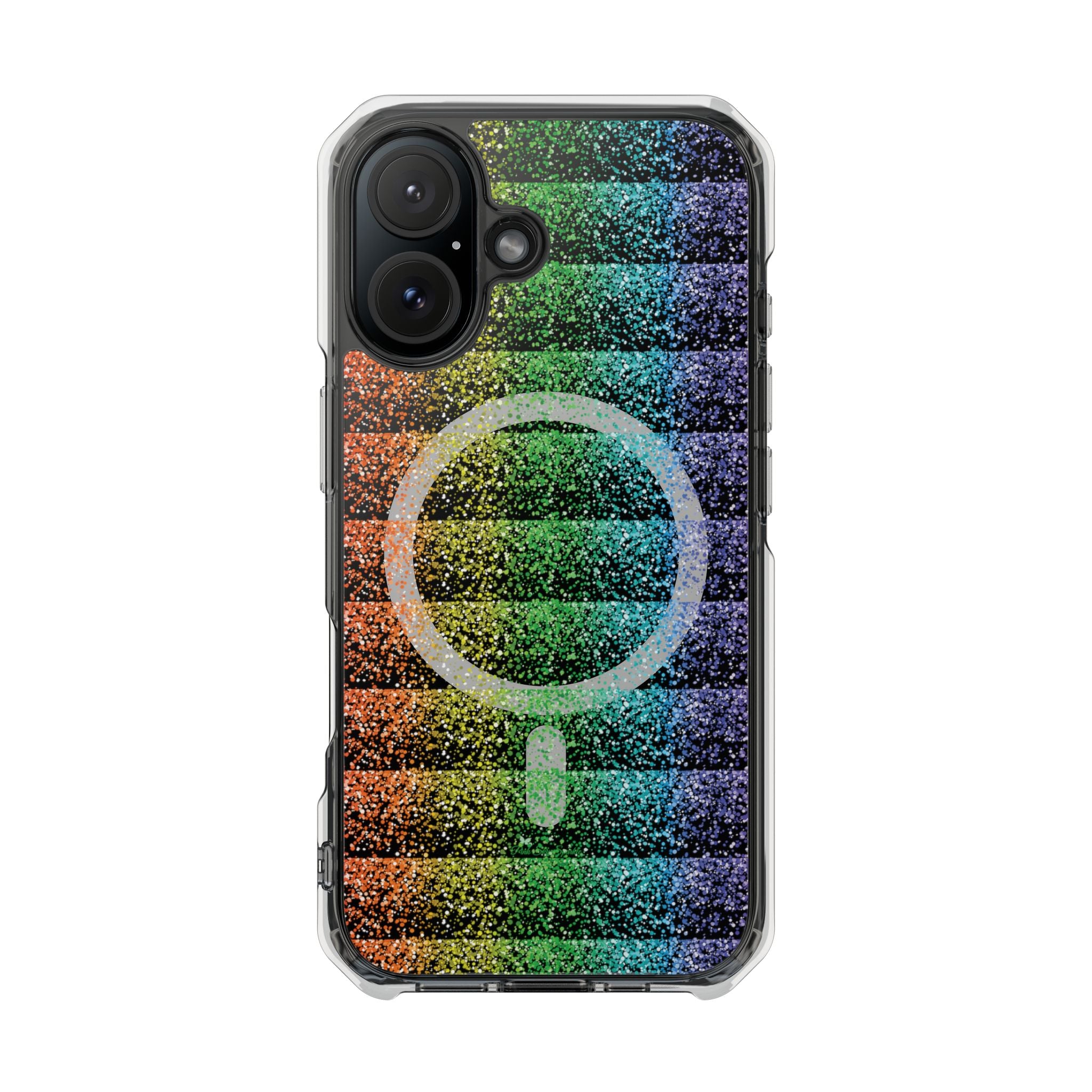 Bright, bold, and full of energy—our Confetti Glow Magnetic Clear Impact iPhone Case features a vibrant rainbow confetti design that pops against your phone. Designed for both style and protection, this case adds a fun, colorful touch while keeping your device safe.