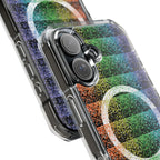 Bright, bold, and full of energy—our Confetti Glow Magnetic Clear Impact iPhone Case features a vibrant rainbow confetti design that pops against your phone. Designed for both style and protection, this case adds a fun, colorful touch while keeping your device safe.