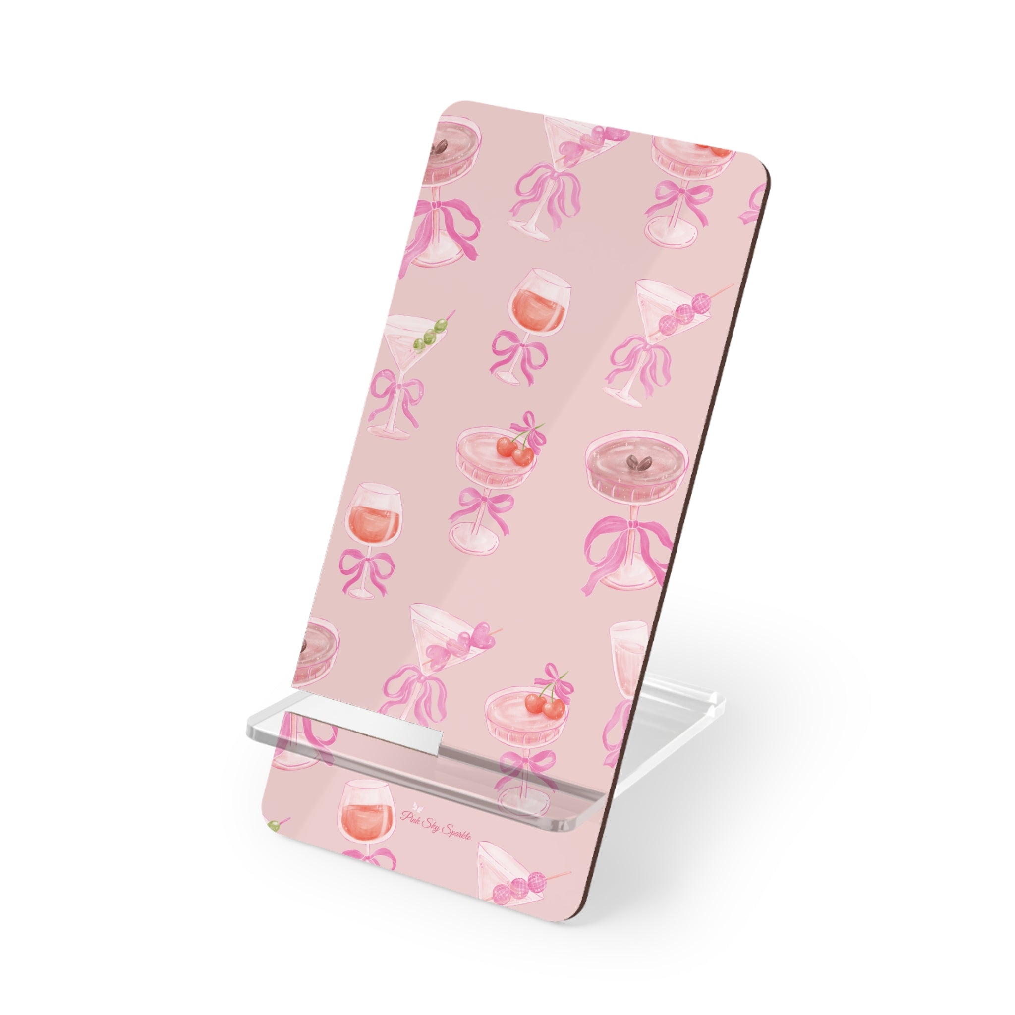 Coquette Cocktails Mobile Display Stand, Phone Holder