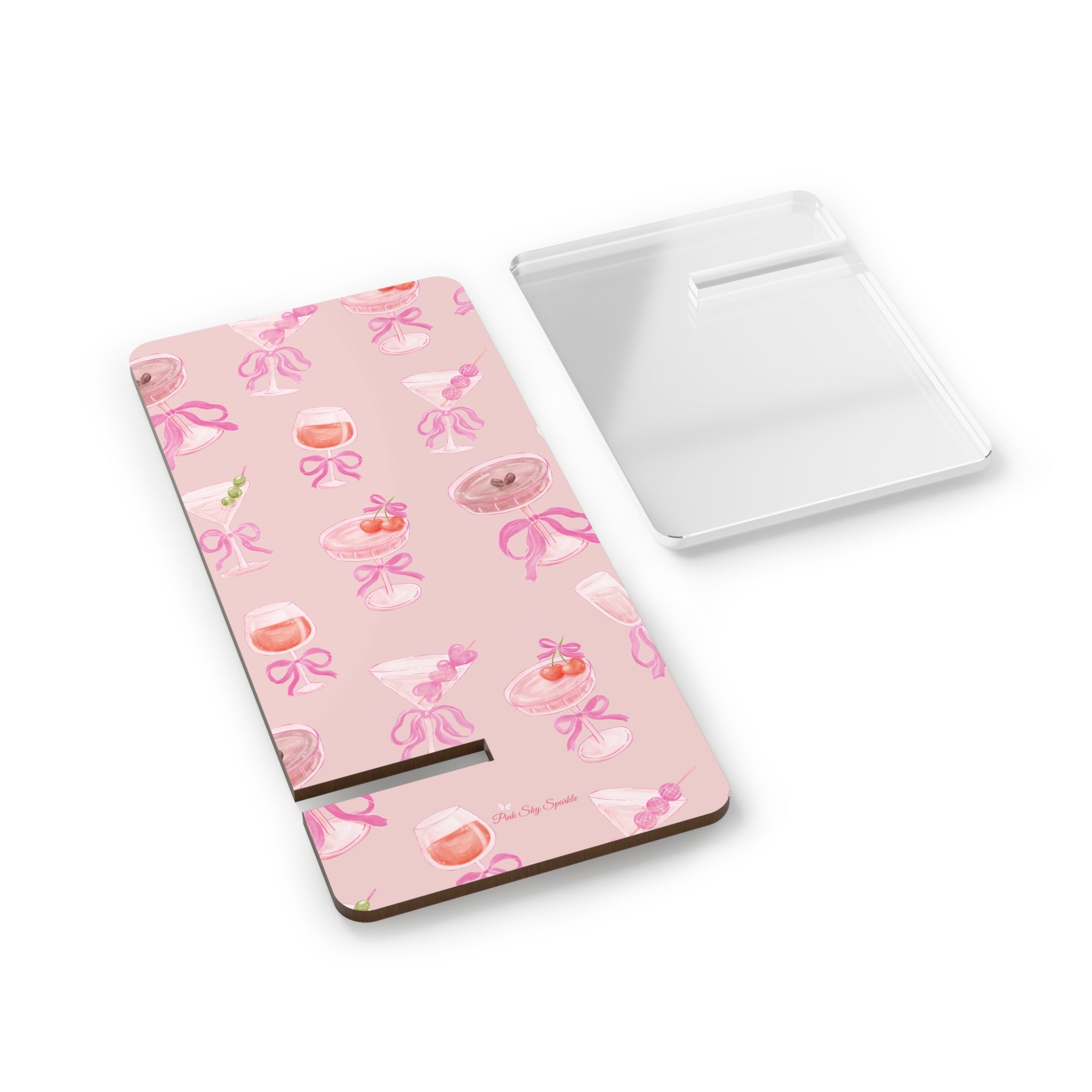 Coquette Cocktails Mobile Display Stand, Phone Holder