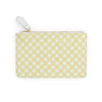 Cottage Chic Yellow Gingham Mini Clutch Bag
