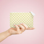 Cottage Chic Yellow Gingham Mini Clutch Bag