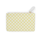 Cottage Chic Yellow Gingham Mini Clutch Bag