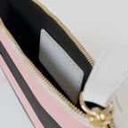 Couture Stripes Mini Clutch Bag