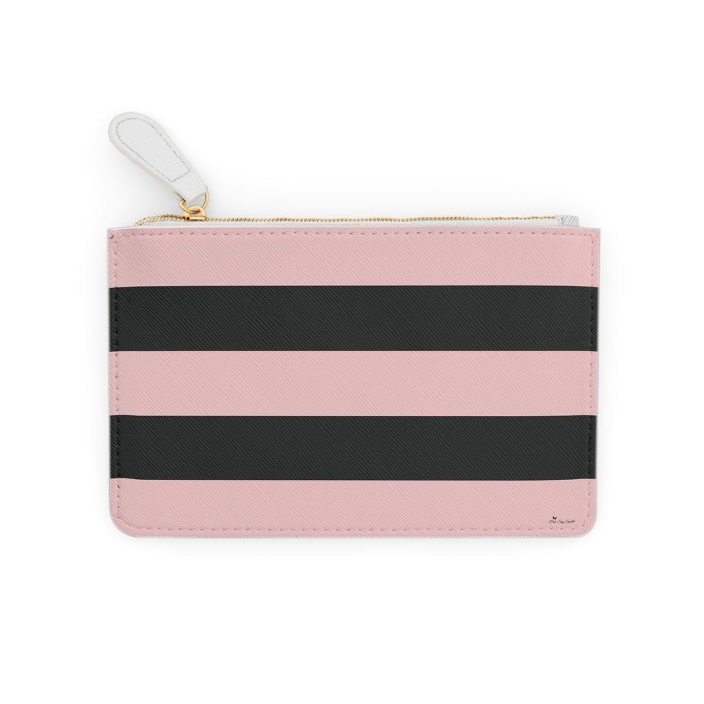 Couture Stripes Mini Clutch Bag