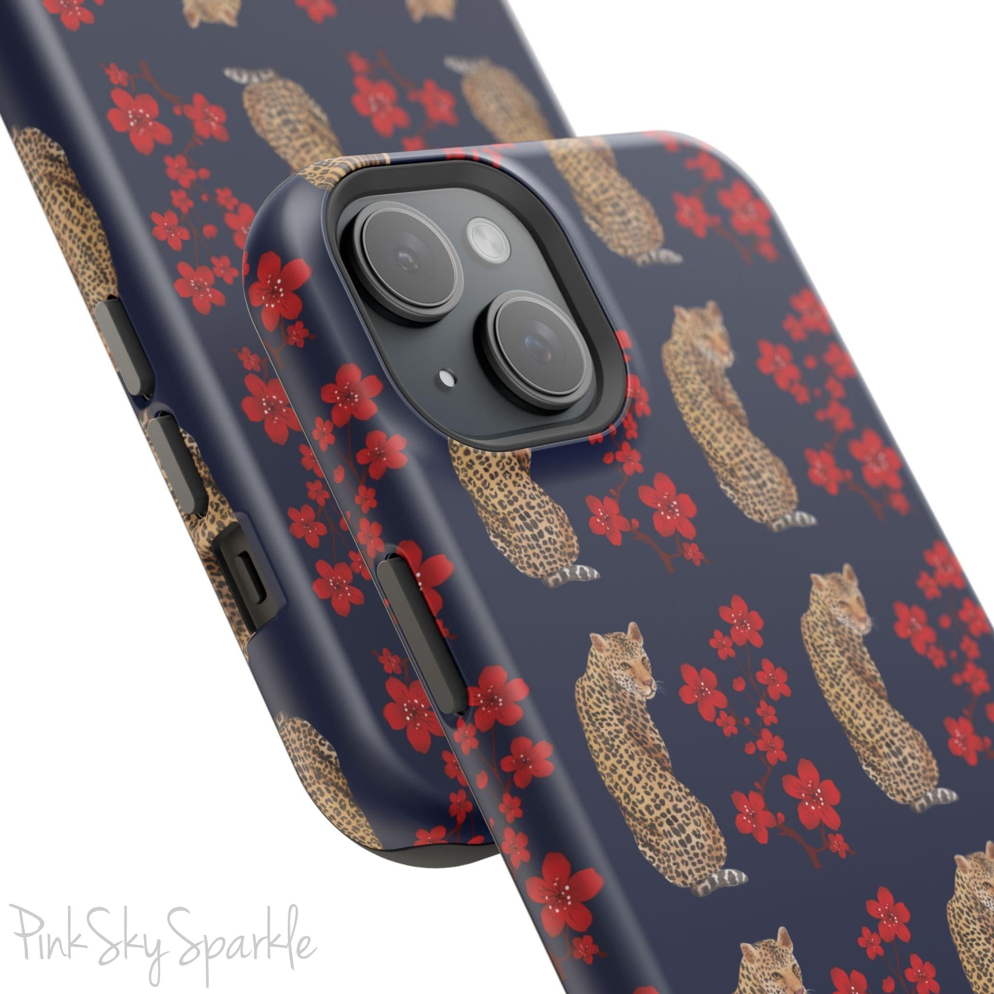 Crimson Jungle Magnetic iPhone Case