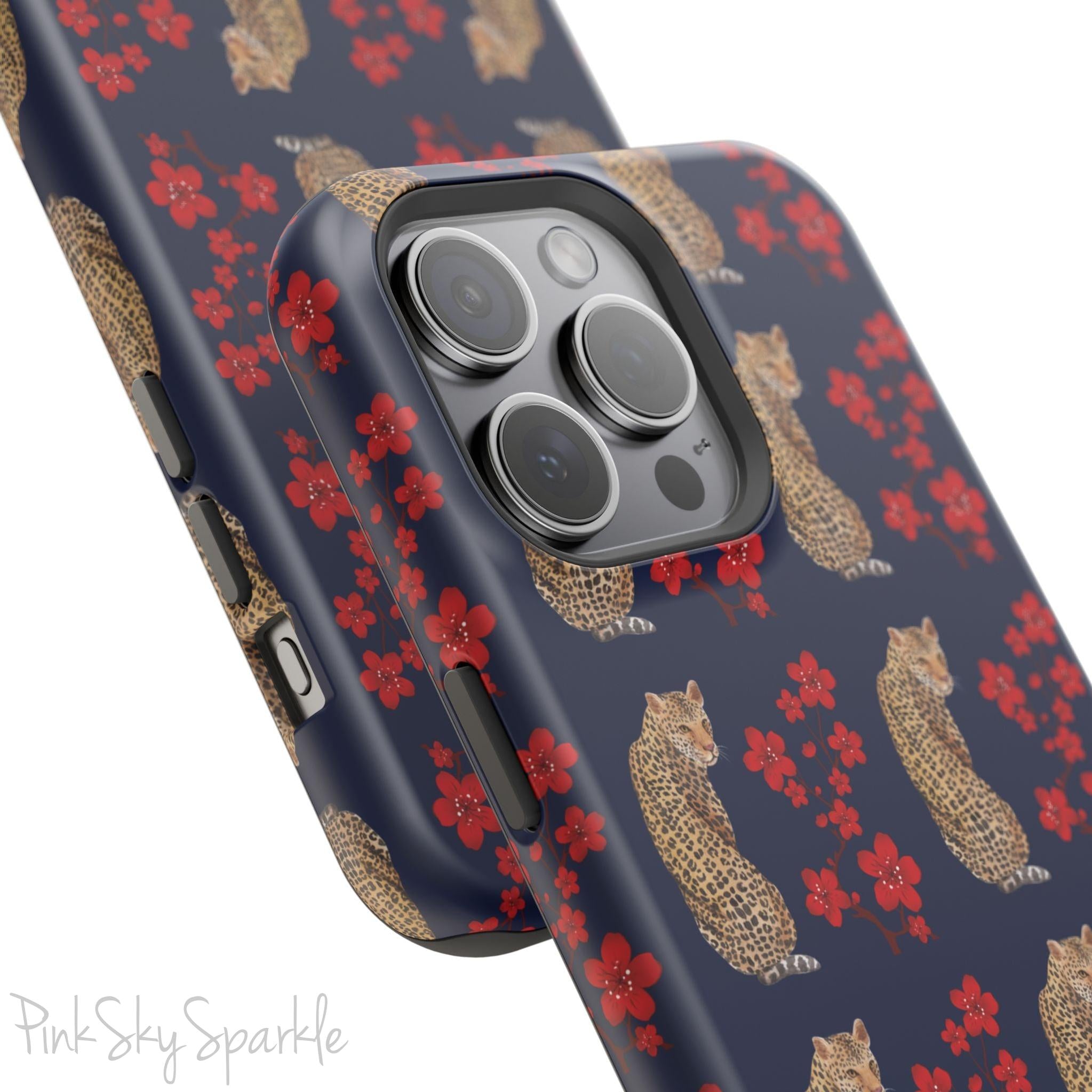 Crimson Jungle Magnetic iPhone Case