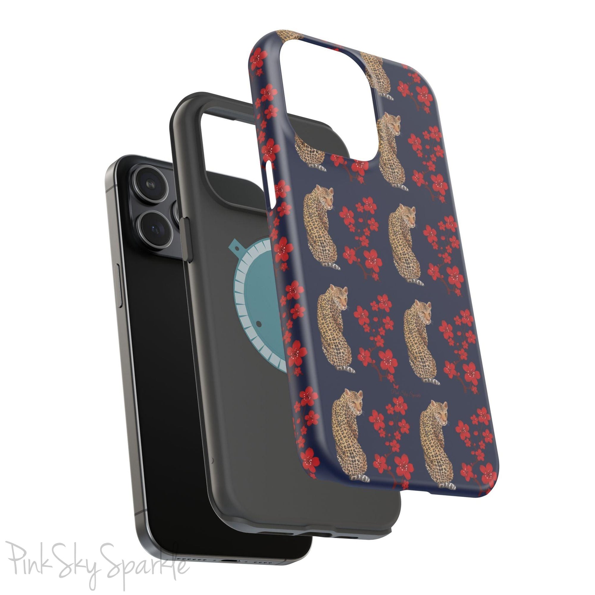 Crimson Jungle Magnetic iPhone Case