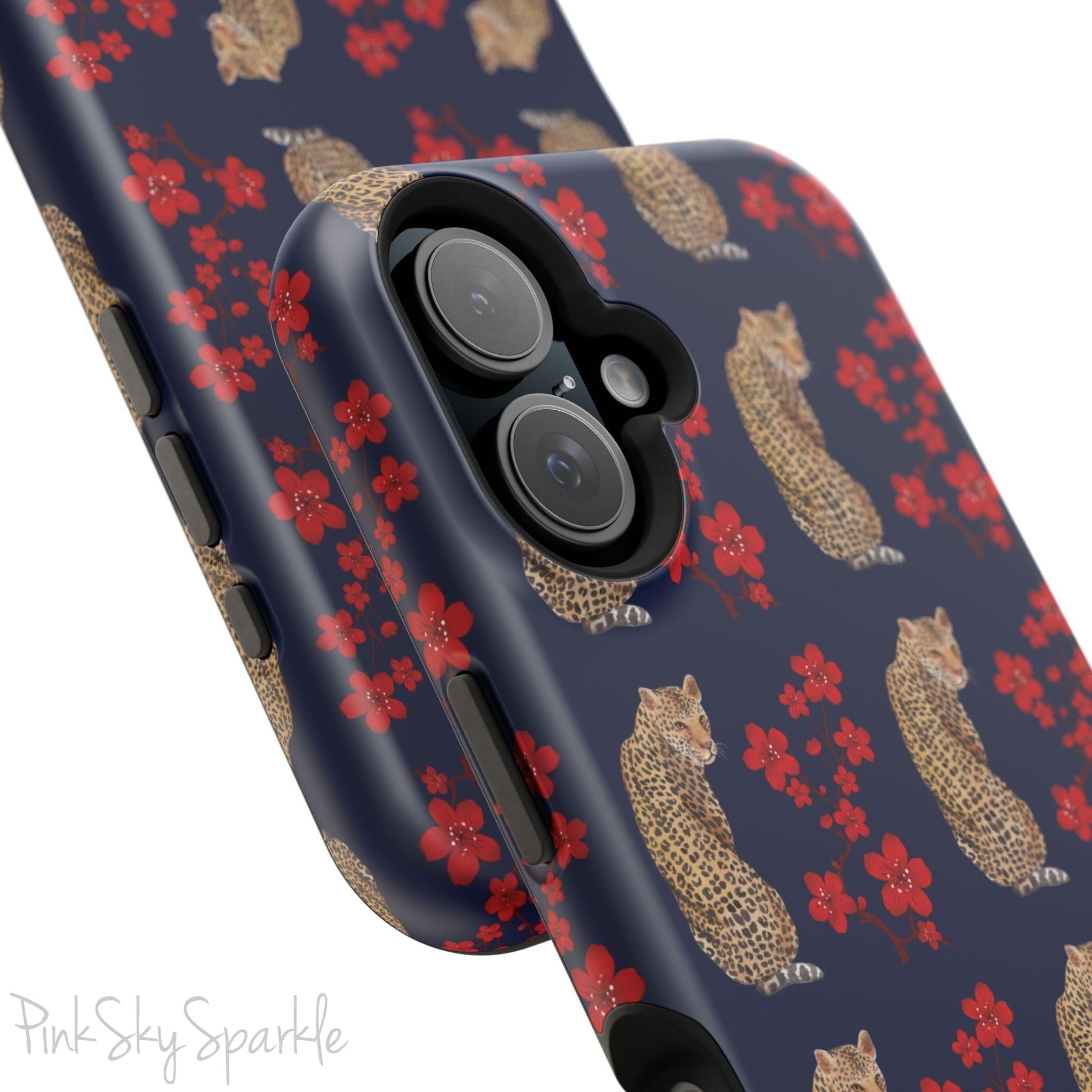 Crimson Jungle Magnetic iPhone Case