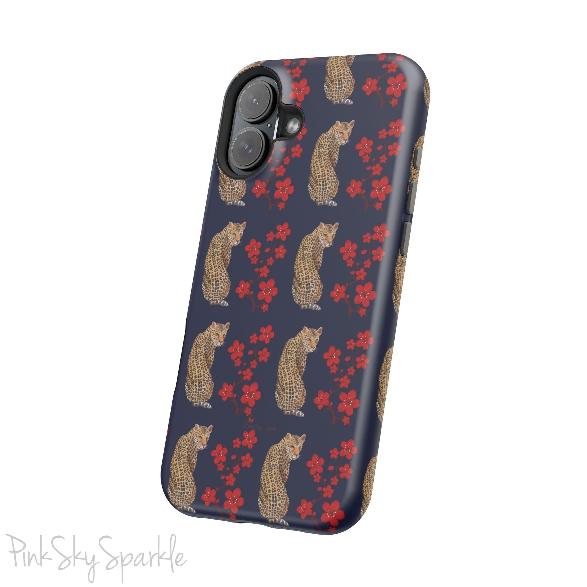 Crimson Jungle Magnetic iPhone Case