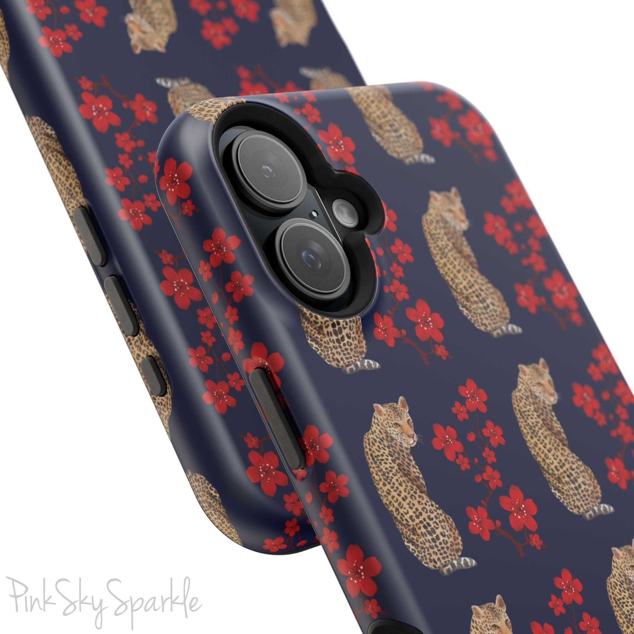 Crimson Jungle Magnetic iPhone Case