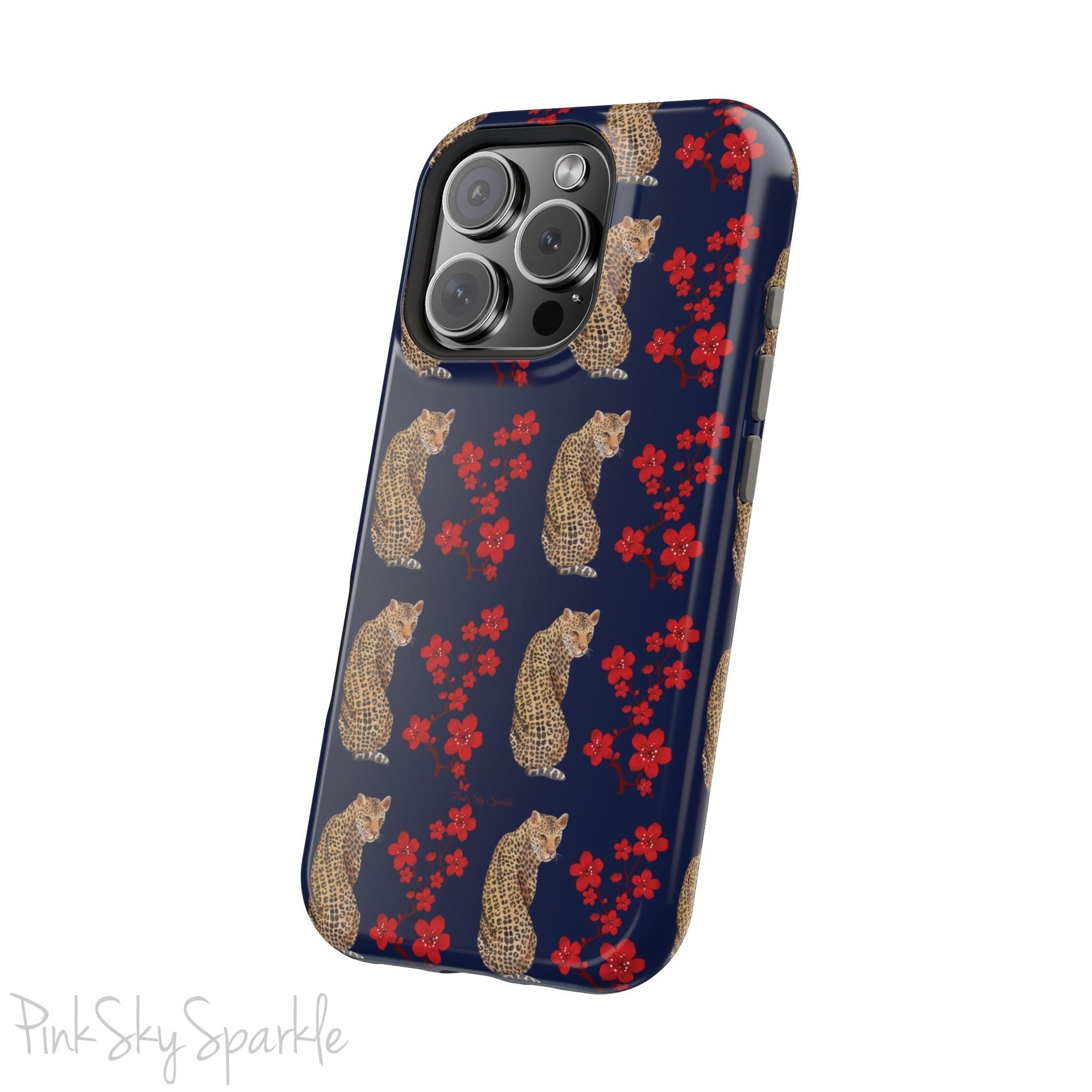 Crimson Jungle Magnetic iPhone Case