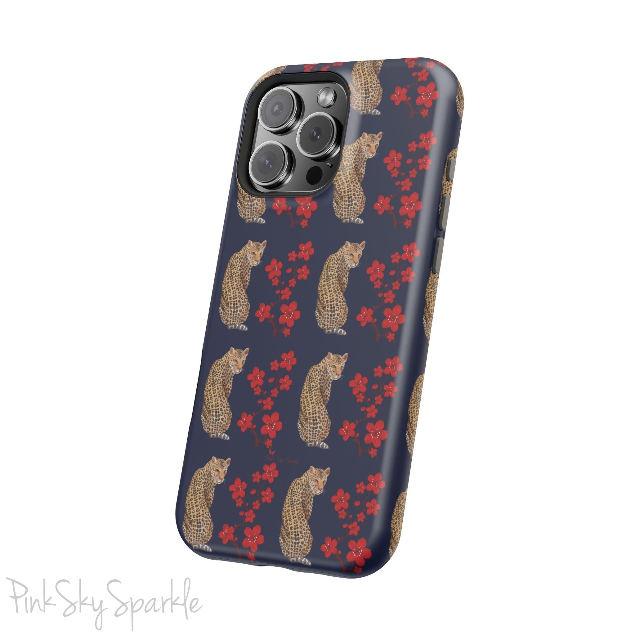 Crimson Jungle Magnetic iPhone Case