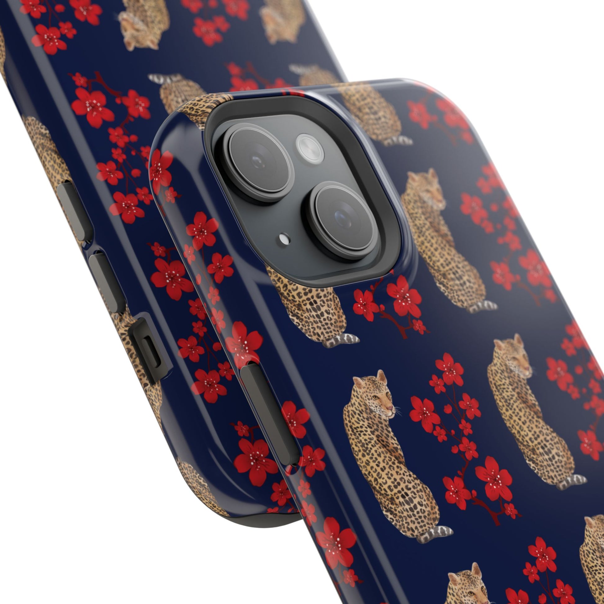 Crimson Jungle Magnetic iPhone Case 