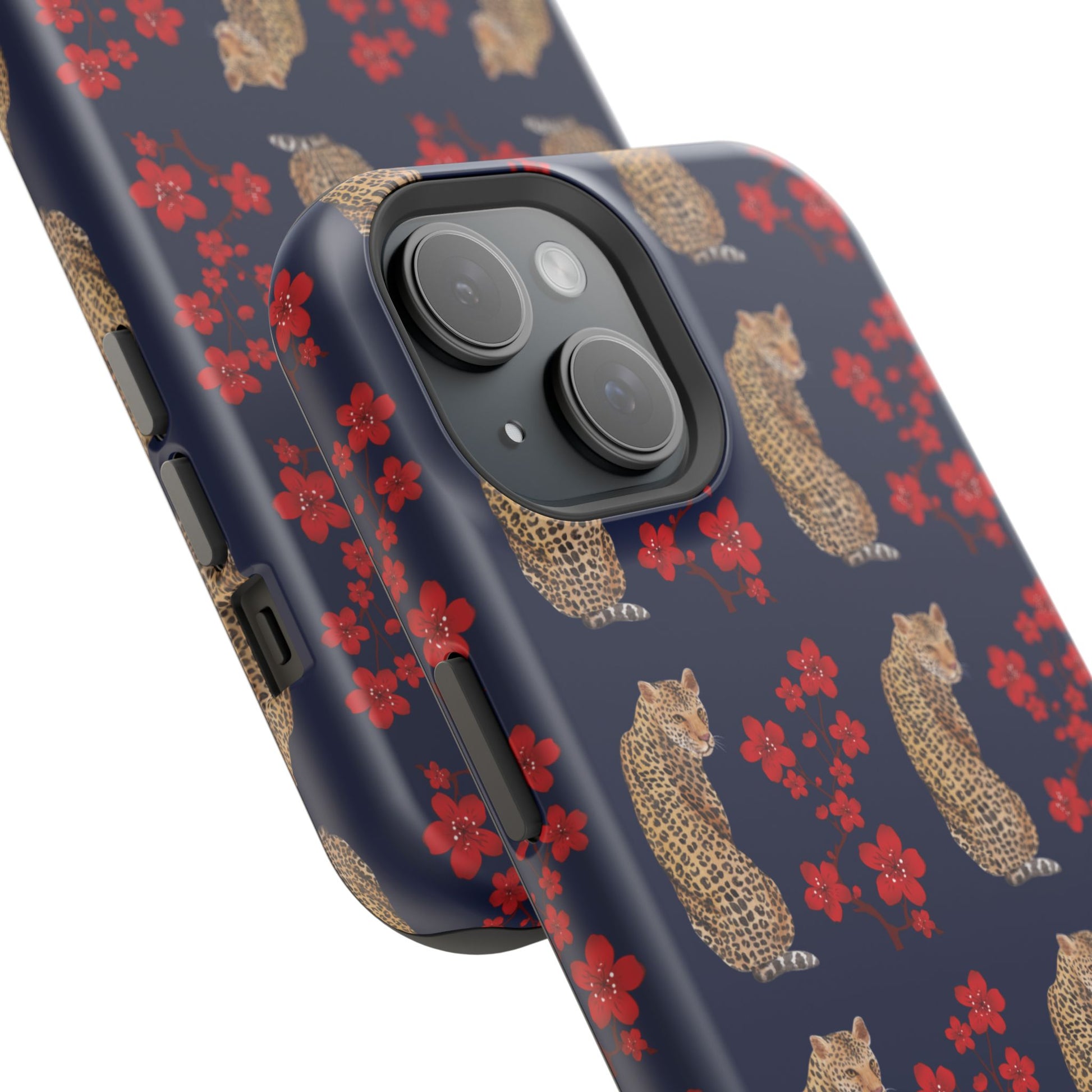 Crimson Jungle Magnetic iPhone Case 