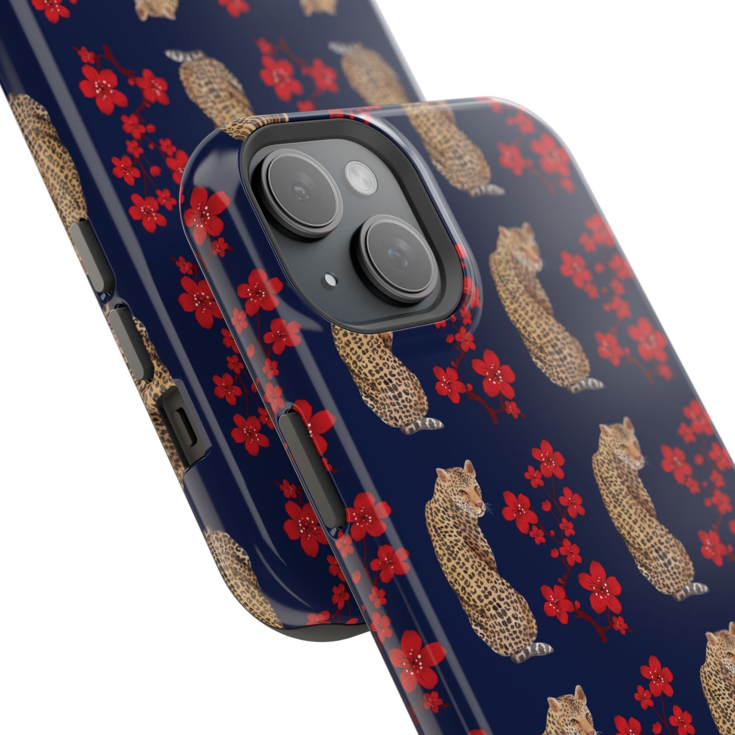 Crimson Jungle Magnetic iPhone Case 