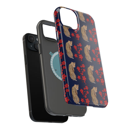 Crimson Jungle Magnetic iPhone Case 