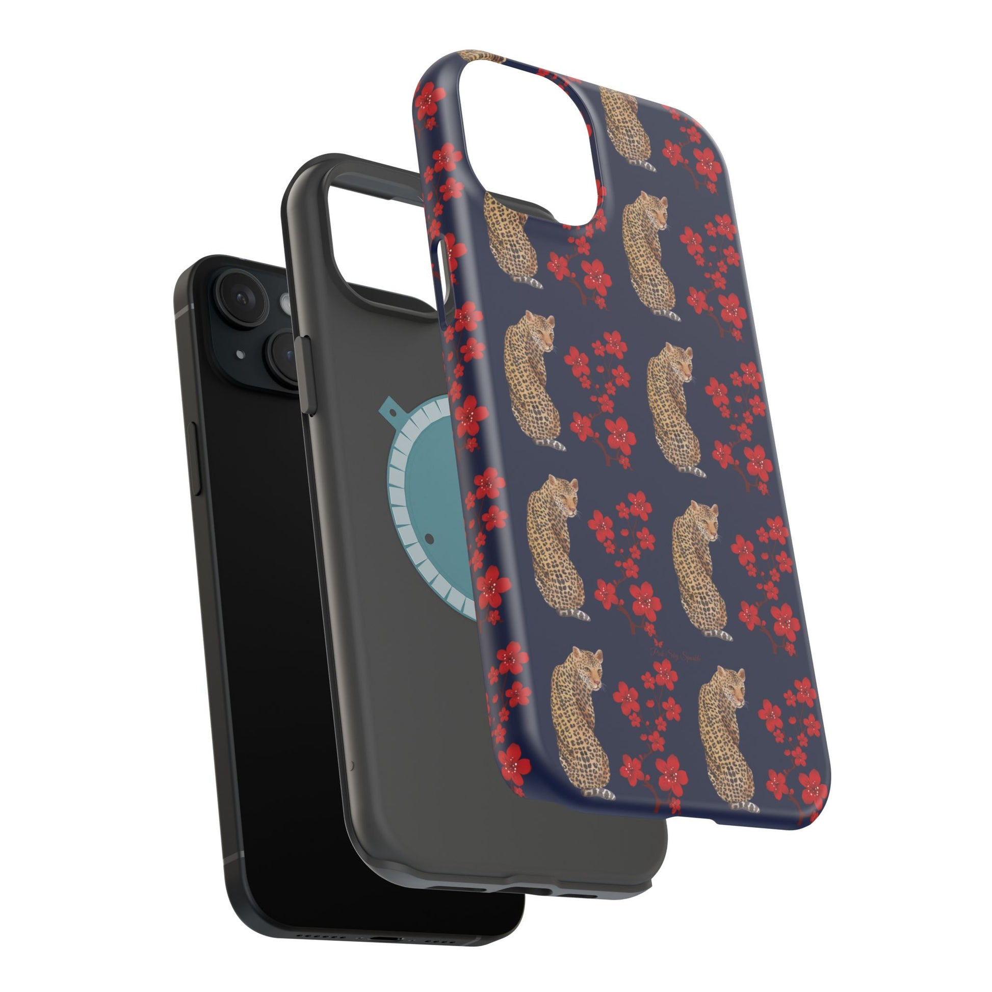 Crimson Jungle Magnetic iPhone Case 