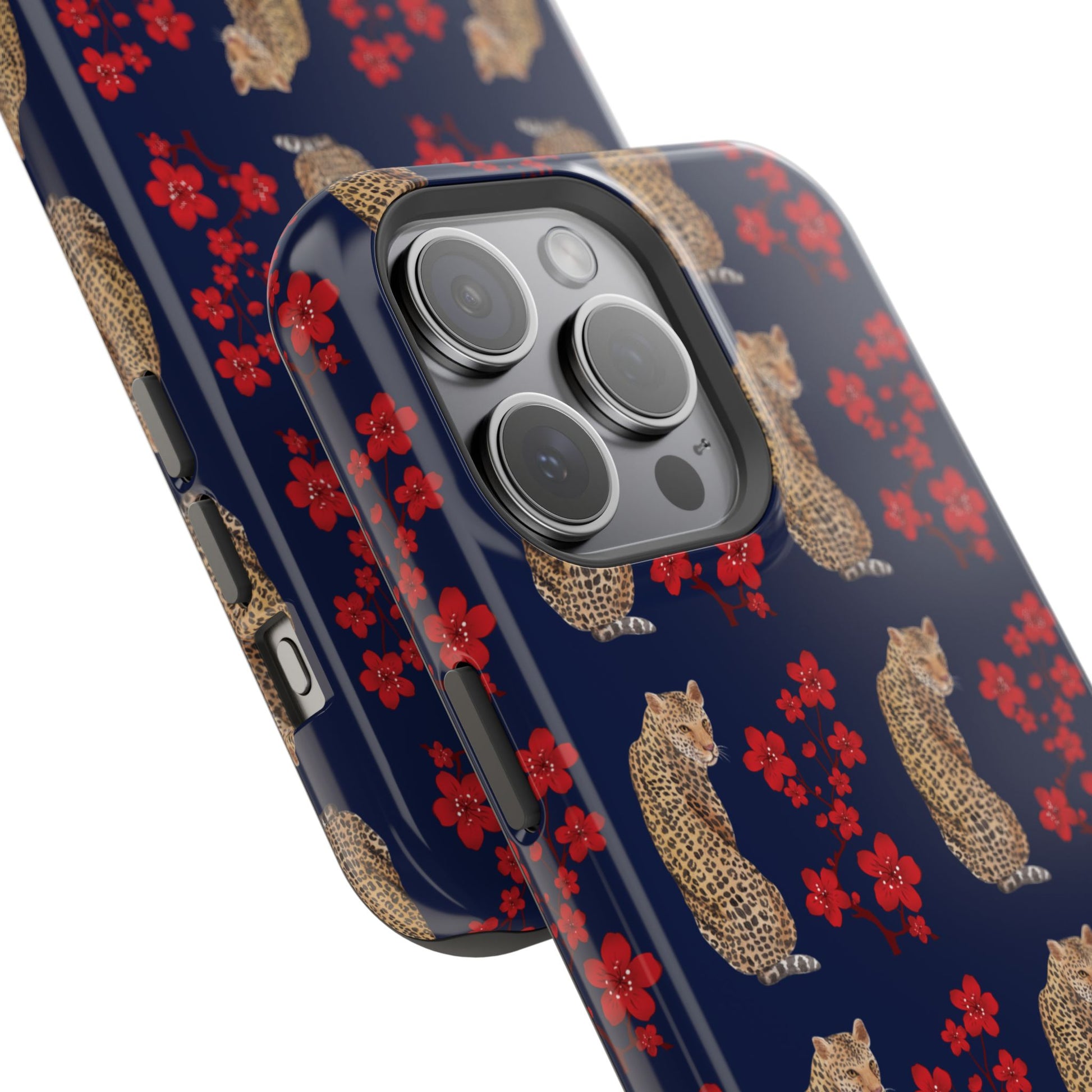 Crimson Jungle Magnetic iPhone Case 