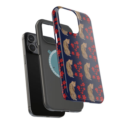 Crimson Jungle Magnetic iPhone Case 