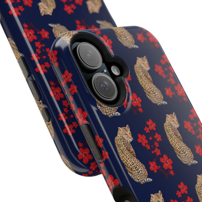 Crimson Jungle Magnetic iPhone Case 