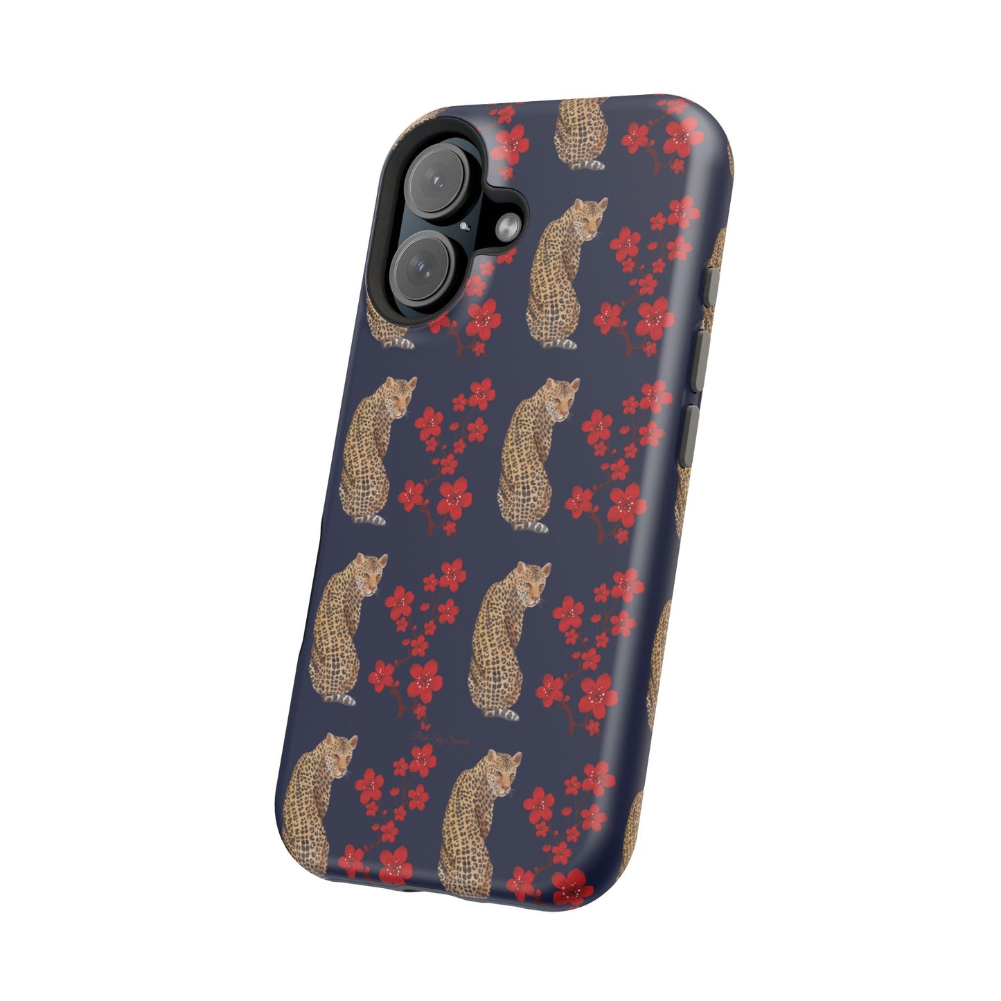 Crimson Jungle Magnetic iPhone Case 