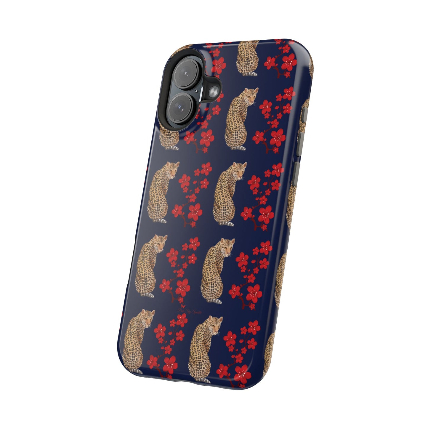 Crimson Jungle Magnetic iPhone Case 