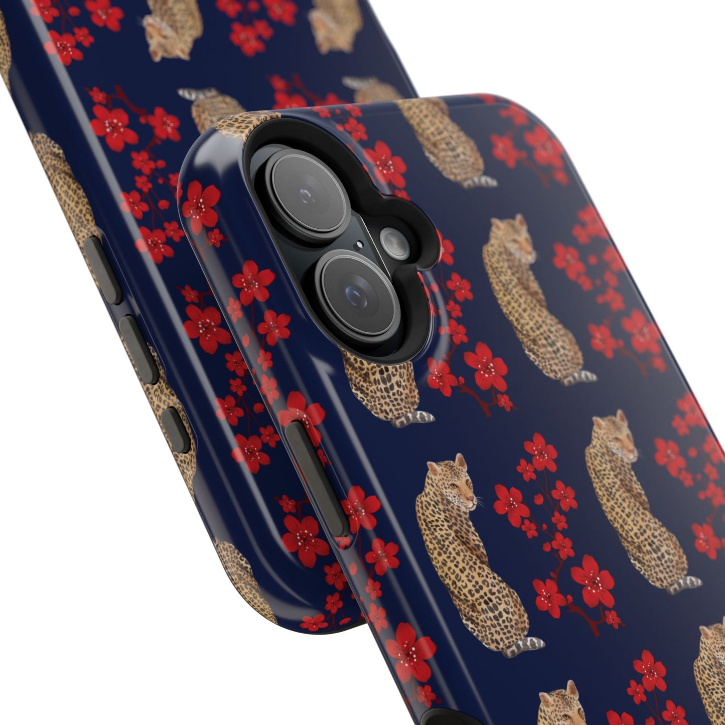 Crimson Jungle Magnetic iPhone Case 