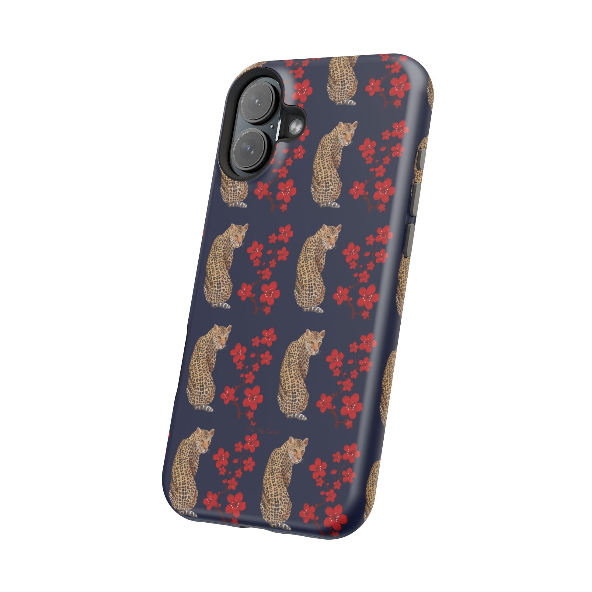 Crimson Jungle Magnetic iPhone Case 