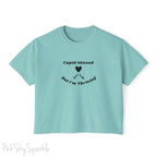 Cupid Missed But I'm Thriving Women's Boxy Fit T-shirt
