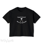 Cupid Missed But I'm Thriving Women's Boxy Fit T-shirt