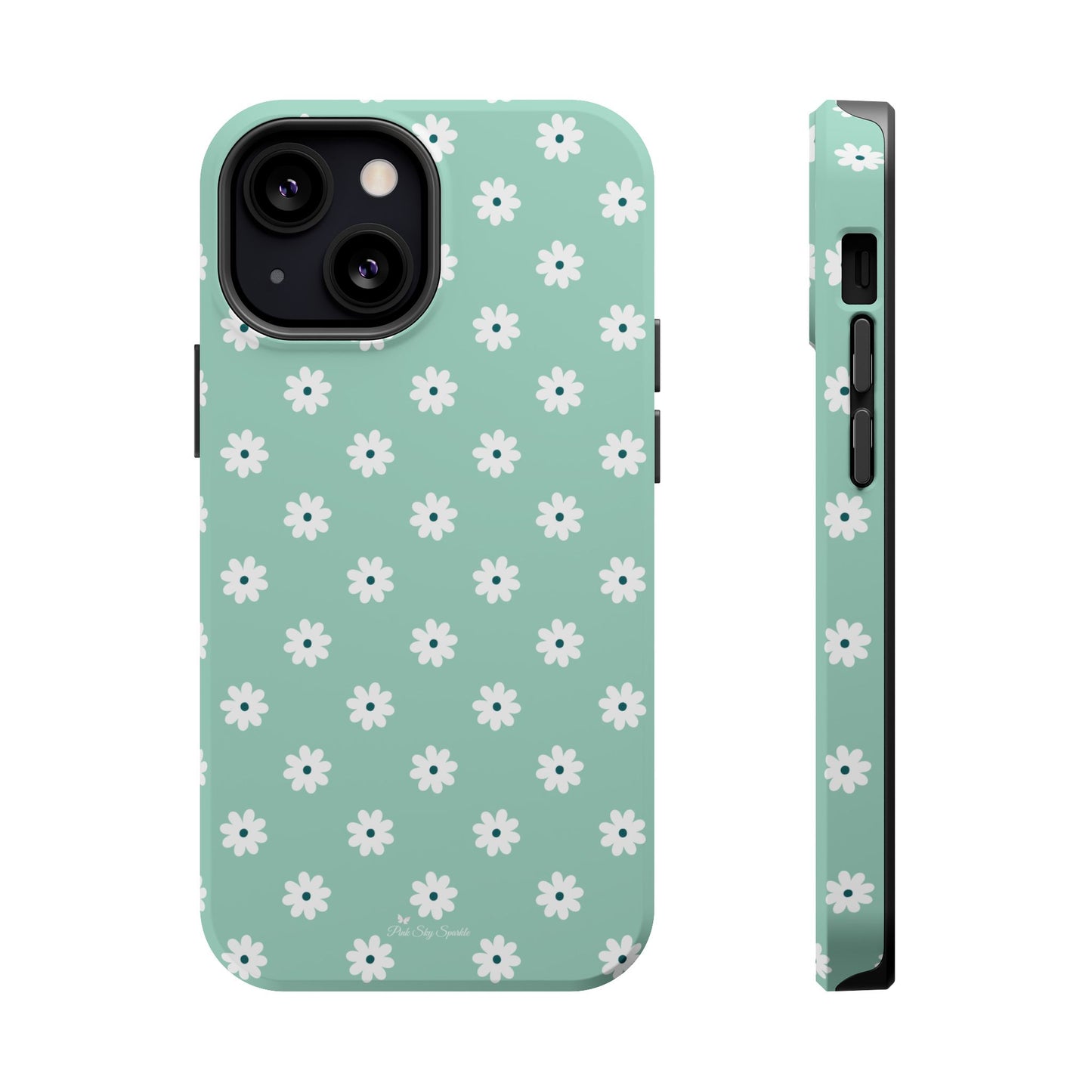 Daisy Mint Magnetic iPhone Case