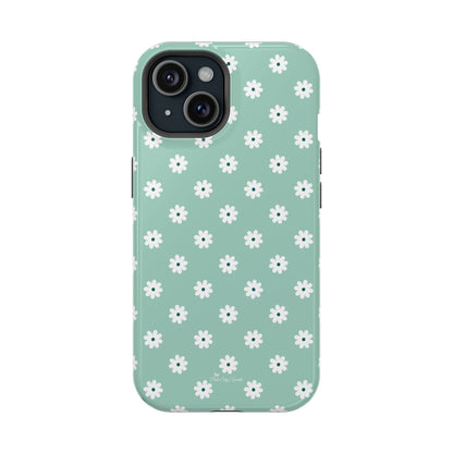 Daisy Mint Magnetic iPhone Case