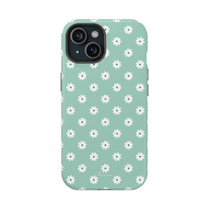 Daisy Mint Magnetic iPhone Case