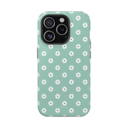 Daisy Mint Magnetic iPhone Case