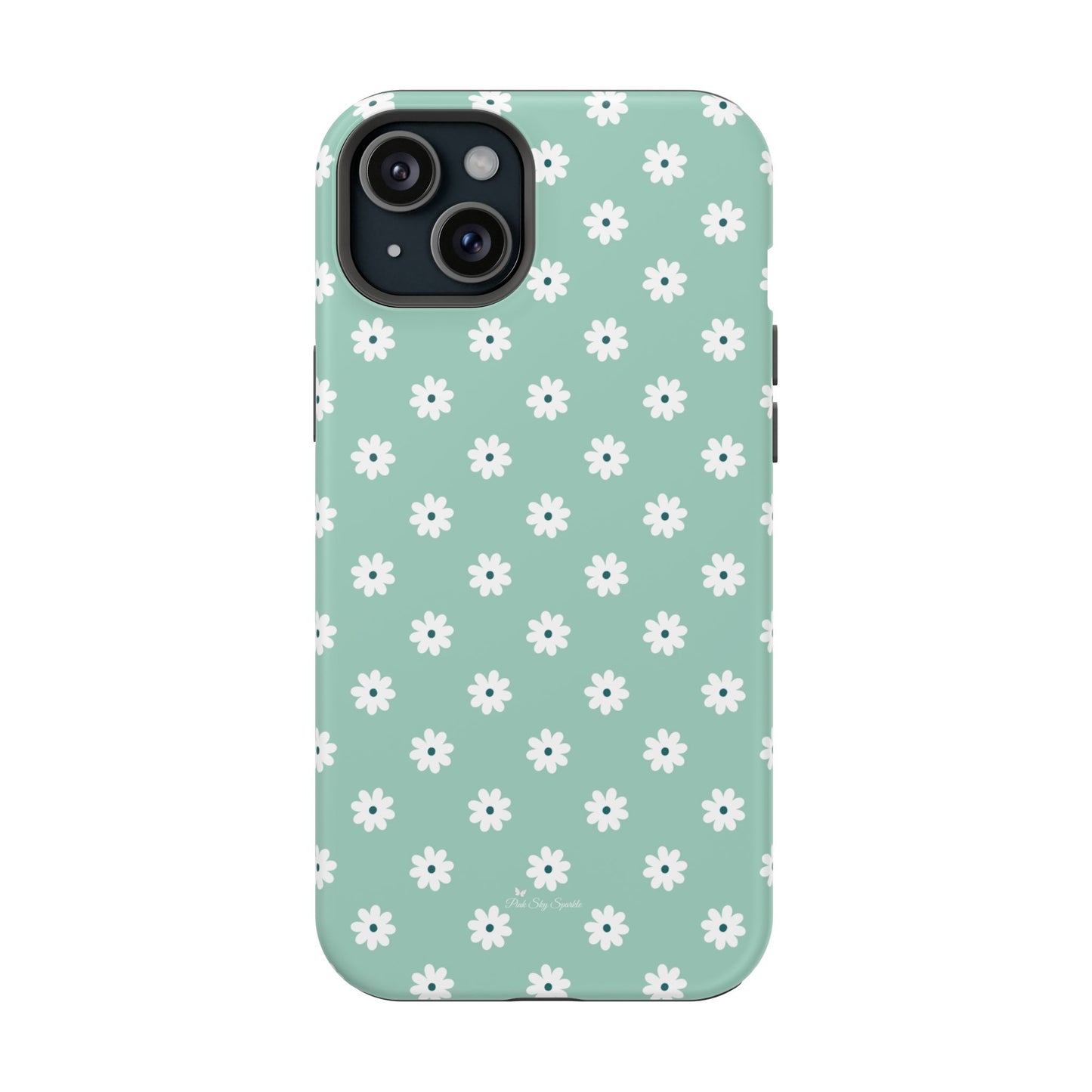 Daisy Mint Magnetic iPhone Case