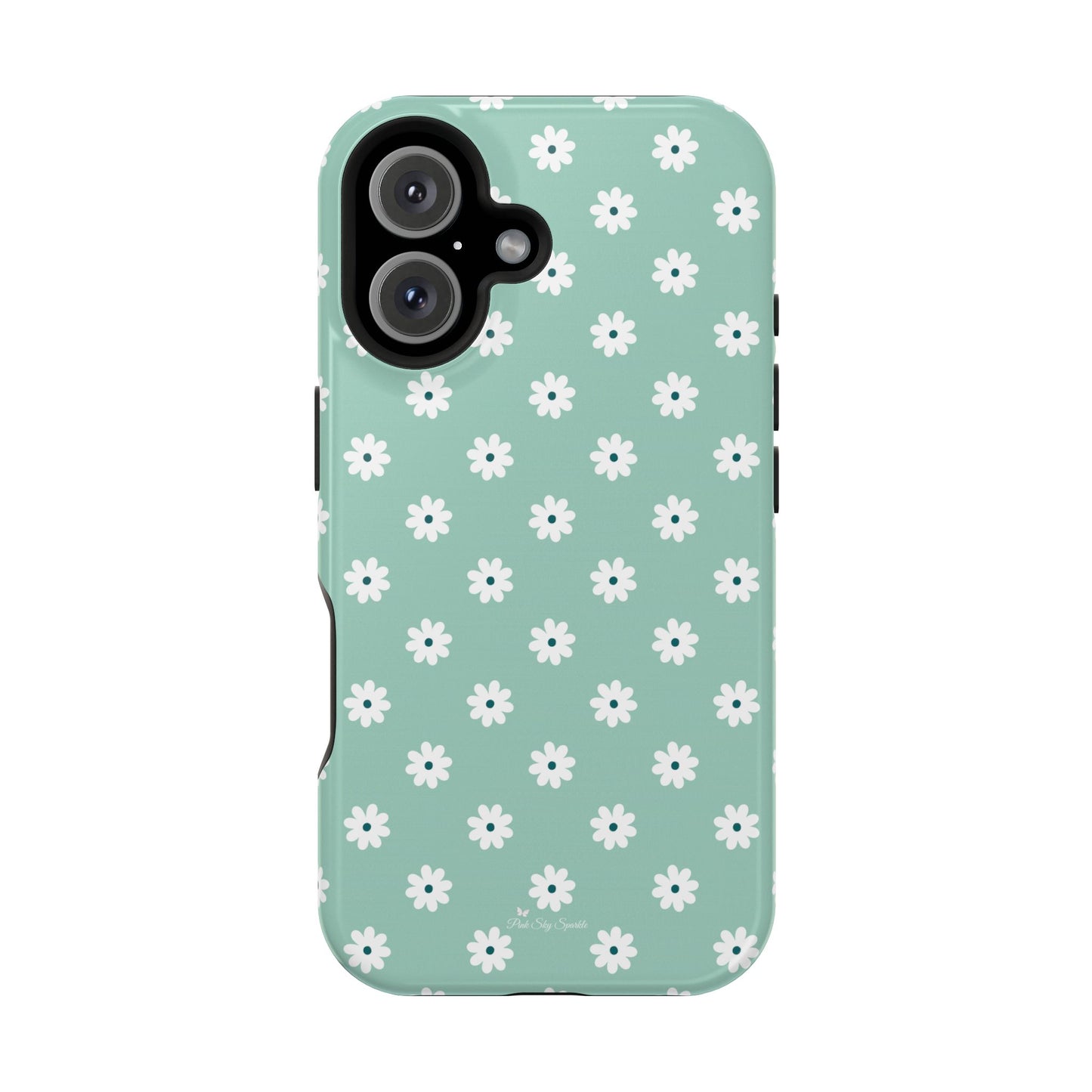 Daisy Mint Magnetic iPhone Case