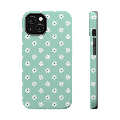 Daisy Mint Magnetic iPhone Case