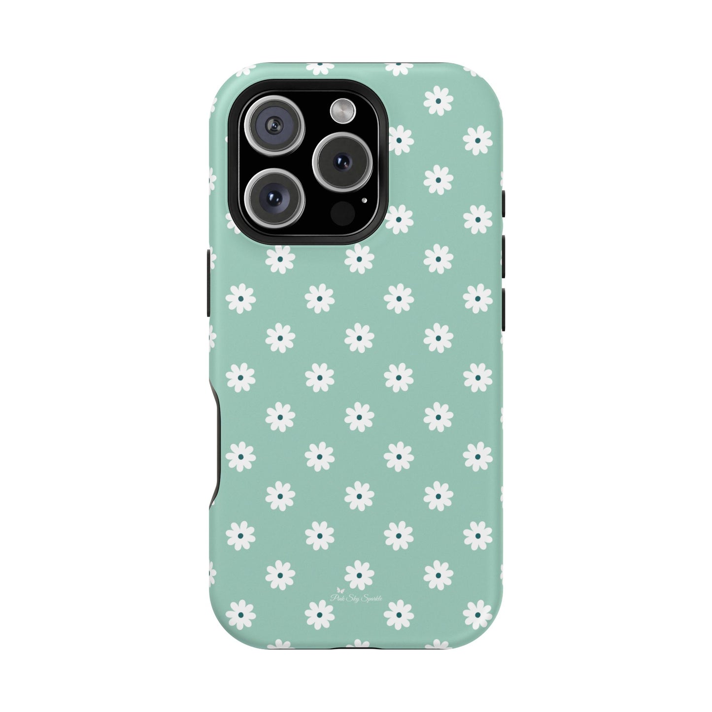 Daisy Mint Magnetic iPhone Case