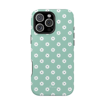 Daisy Mint Magnetic iPhone Case