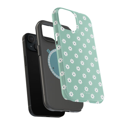 Daisy Mint Magnetic iPhone Case